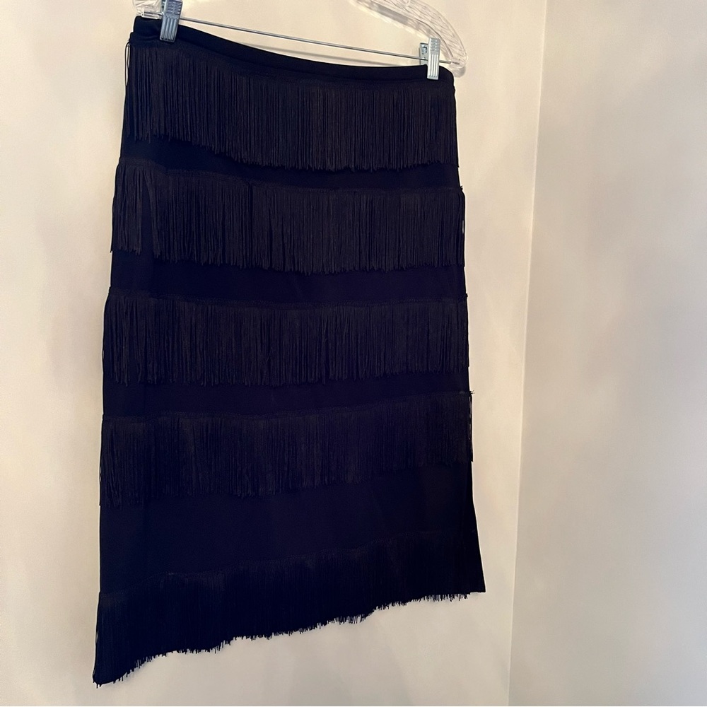 Josephine Chaus Fringe Skirt